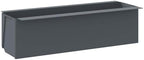 12 Pack Gray Flower Boxes for Euro Pallets Planters 14.2x5.3 Inch by Unknown