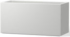 Kante Modern Rectangular White Concrete Planter 23.6" L 11.8" H 10.2" W by Unknown