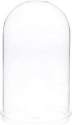 Plymor 5.5" x 10" Glass Display Dome Cloche (Clear Glass Tray Base) by Plymor