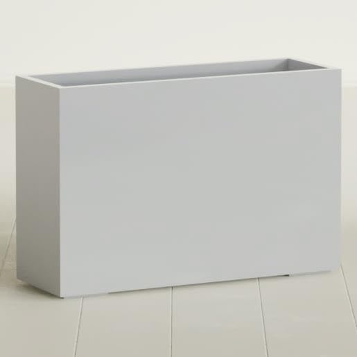 Greenline Alice Tall Rectangular Fiberglass Planter, Outdoor Planter Box by GreenlinePlanters