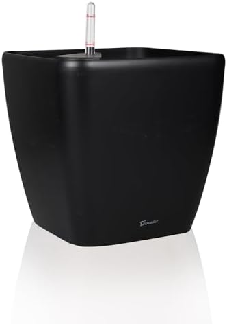 Dexceder 13x12 Self Watering Planter with Wheels (Black Matte) by Dexceder