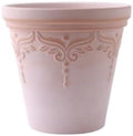 Vintage Boho White Terracotta Flower Pots, Breathable Clay Planters, Roman Decorative Pots for Indoor & Outdoor, Garden Planters for Patio, Balcony Home Décor (Angel fogging, 20 * 18cm) by Unknown