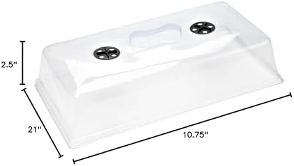 Bootstrap Farmer 1020 Trays w/Humidity Dome Extra Strength, 10 Pack, for Seed Starting Plant Propagation Germination Tray No Holes Fodder System Starter - Image 2