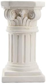 Magnesium Oxide Greek Column Pedestal, Roman Style Pillar(45cm-17.7in) by Unknown