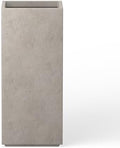 Kante Large Column Square Weathered Concrete Planter 27.6" H, Outdoor by Unknown
