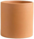 Planter Cylindrical Flower Pot Terra Cotta, with Drainage Holes Tabletop Planter Container, for Indoor Outdoor Bedroom Study Room Garden Balcony (3 Sizes) Garden(Large) by Unknown