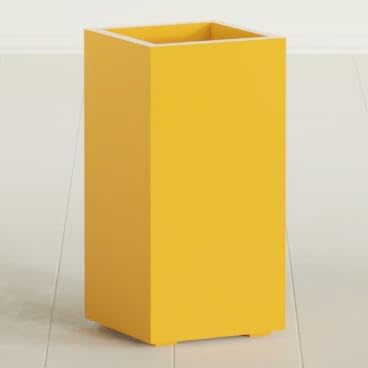 Greenline Alice Tall Rectangular Fiberglass Planter, Outdoor Planter Box by GreenlinePlanters