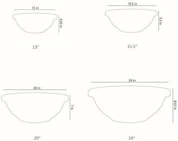 The HC Companies 20 Inch Large Garden Bowl Planter - Shallow Plant Pot with Drainage Plug for Indoor Outdoor Flowers, Herbs, Chocolate - Image 6