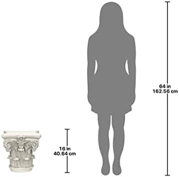 Design Toscano The Corinthian Pillar, Capital Small - Image 2