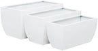 Deco 79 CosmoLiving by Cosmopolitan Metal Indoor Outdoor Planter, Set of 3 20", 18", 16" W, White - Image 7