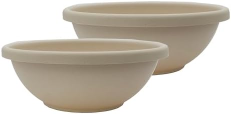 The HC Companies Garden Bowl Shallow Garden Bowl, 24 Inch, 2-Pack by TheHCCompanies