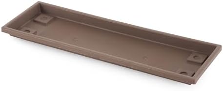 The HC Companies Venetian 24 Inch Planter Saucer, Chocolate, 6-Pack - Image 2
