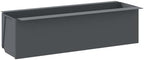 12 Pack Gray Flower Boxes for Euro Pallets Planters 14.2x5.3 Inch - Image 3