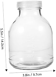 3pcs Glass Mushroom Growth Jar with Lid 650ml Xmas - Image 4