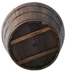 26 Inch Wood Whiskey Barrel Planter with Strong Metal Bands & Drainage Hole - Rustic Wooden Garden Pot for Indoor & Outdoor Use, Patio, Yard & Balcony Decor - Image 7