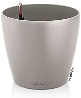Lechuza Classico Color 35 Sand Brown, Self-Watering Round Planter, D13.8 H11.8 in by LECHUZA