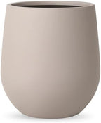 KUTE NEST 15" Premium Corso Fiberstone Outdoor Planter - Taupe by KuteNest