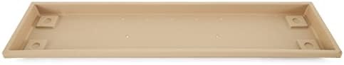 The HC Companies Venetian 30 Inch Planter Saucer, Sandstone Tan, 12-Pack - Image 4
