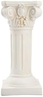 Magnesium Oxide Greek Column Pedestal, Roman Style Pillar(55cm-21.7in) by Unknown