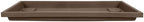 The HC Companies Venetian 18 Inch Planter Saucer, Chocolate Brown, 4-Pack - Image 2