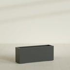 Greenline Leo Tall Rectangular Fiberglass Planter, Outdoor Planter Box - Image 3