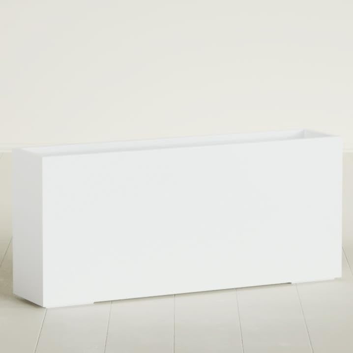 Greenline Alice Tall Rectangular Fiberglass Planter, Outdoor Planter Box by GreenlinePlanters