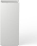Kante Large Column Square White Concrete Planter 27.6" H, Outdoor by Unknown