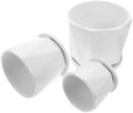 Abaodam Ceramic Succulent Plant Flowerpot Set with Tray Drainage Hole Xmas by Abaodam