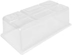 SUNPACK Sundome Plastic Multi-Vented Humidity Dome, Clear, 7" (Pack of 5) - Ideal for Greenhouses or Indoor Gardening, Able to Adjust Humidity with Vents - Image 3