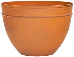 Achla Designs Small Planting Pot, Burnt Sienna by ACHLADesignsHomeGarden