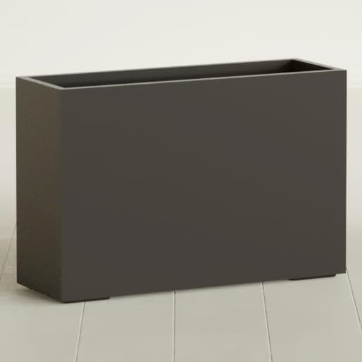 Greenline Alice Tall Rectangular Fiberglass Planter, Outdoor Planter Box by GreenlinePlanters
