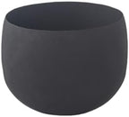 Fab Habitat Eden Handmade Round Metal Planters in Midnight Finish - Small, Indoor/Outdoor, Lightweight with Drainage Holes - Image 3