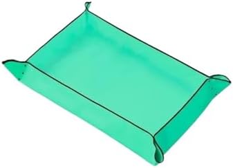 2 PCS Large Waterproof PE Inlaid Gardening Mat Double-Layer Pad for Succulents Plants Multi-Purpose Potting Repotting for Plants Transplanting(Green) by Unknown