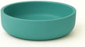 Concrete Succulent Pot Bowl, Modern Decor, Gift, Wedding/Shower Favor, Candle Vessel, 6 in (Charcoal, with Drainage Hole) (Teal, with Drainage Hole) by Unknown