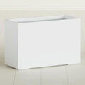 Greenline Leo Tall Rectangular Fiberglass Planter, Outdoor Planter Box by GreenlinePlanters