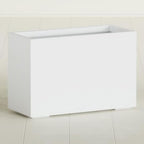 Greenline Leo Tall Rectangular Fiberglass Planter, Outdoor Planter Box by GreenlinePlanters