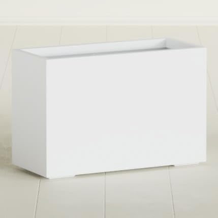 Greenline Leo Tall Rectangular Fiberglass Planter, Outdoor Planter Box by GreenlinePlanters