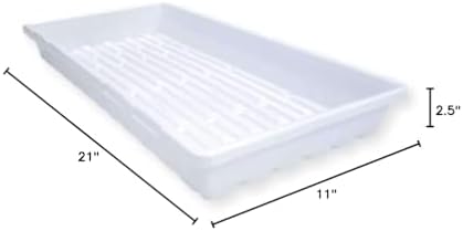 Bootstrap Farmer 1020 Trays White Extra Strength - 30 Pack No Hole - Seed Starter Flats for Fodder, Microgreen, Seedling Propagation Growing - Image 5
