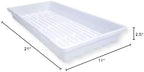 Bootstrap Farmer 1020 Trays White Extra Strength - 30 Pack No Hole - Seed Starter Flats for Fodder, Microgreen, Seedling Propagation Growing - Image 5