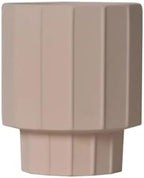 Planter High Foot Terra Cotta Flower Pot, with Striped Textured Desktop Plant, for Windowsill Living Room Kitchen Container Garden(Small) by Unknown