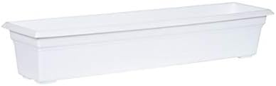 Root & Vessel 16362 Countryside Flower Box Planter, 36-Inch, White. by Novelty