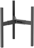 Metal Plant Stand, Adjustable Size Fits 10 12 13 14 15 16 Inches Large Planter Pot,Mid Century Expandable Plant Holder Indoor Outdoor Corner (HeavyBlack-III, Fits all pots between 8" and 16") by Unknown