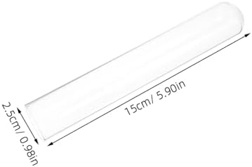 Lab Test 25x150mm Glass Flat Rim Round Bottom 20pcs for Sample - Image 2