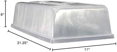 Bootstrap Farmer Humidity Dome 6" Tall Extra Strength, 10 Pack, Propagation Seed Cloning Lid Vented for 1020 Tray Seed Starting Germination - Image 6
