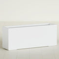 Greenline Leo Tall Rectangular Fiberglass Planter, Outdoor Planter Box by GreenlinePlanters