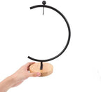2pcs Hanging Hook Stand Black Iron for Glass Globe Ornaments - Image 4
