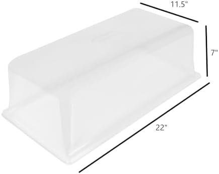 SUNPACK Sundome Plastic Humidity Dome, Clear, 7" (Pack of 10) - Ideal for Greenhouses or Indoor Growing, Maintains Humidity for Healthy Seedling Growth - Image 4