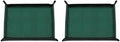 HARFINGTON 2pcs Repotting Mat 39.4" x 59.1" Oxford Cloth Waterproof Plant Repotting Mat Foldable Portable Gardening Potting Tray with Metal Buckle for Indoor Plant Change Soil, Dark Green by HARFINGTON