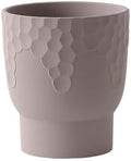 Planter Round Terra Cotta Flower Pot, with Honeycomb Pattern Planter, for Decorate Balcony Living Room Bedroom Kitchen Garden (2 Sizes) Garden(Large) by Unknown