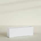 Greenline Leo Tall Rectangular Fiberglass Planter, Outdoor Planter Box - Image 3